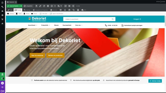 Transforming B2B eCommerce with 8 branded shops and 1 centralised product database